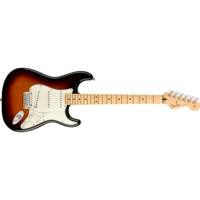 Fender Player Stratocaster Guitar, Maple Fingerboard, 3-Color Sunburst