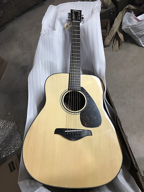 Yamaha FG710S Folk Acoustic Guitar Natural image 1