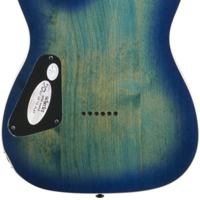 Schecter PT Pro Electric Guitar, Trans Blue Burst, Blemished image 6