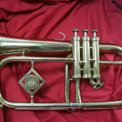 Olds L-13T Clark Terry model Flugelhorn 1977 Brass / Nickel | Reverb