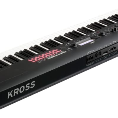 Korg Kross 2 88-Key Synthesizer Workstation - Matte Black w/ Adjustable Bench image 3
