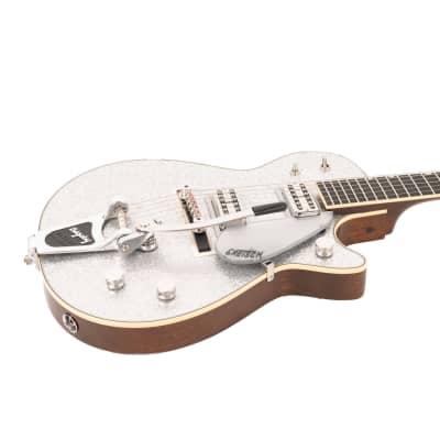 Gretsch G6129T-59 Vintage Select '59 Silver Jet with Bigsby - Silver Sparkle image 5