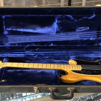 1976 Fender Mustang Bass Natural Gloss Finish Short-Scale Electric Bass Guitar with Hardshell Case image 15
