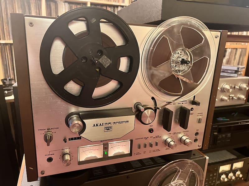 Akai GX-4000DB Dolby 1/4 1/4-Track 2-Channel Tape Recorder 1978 - 1985 -  Silver