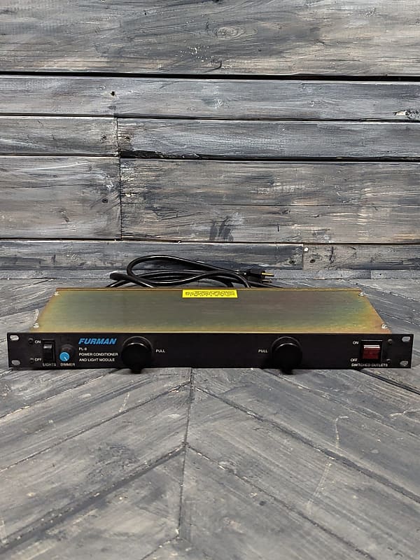 Used Furman PL8 Power Conditioner and Light Module Reverb