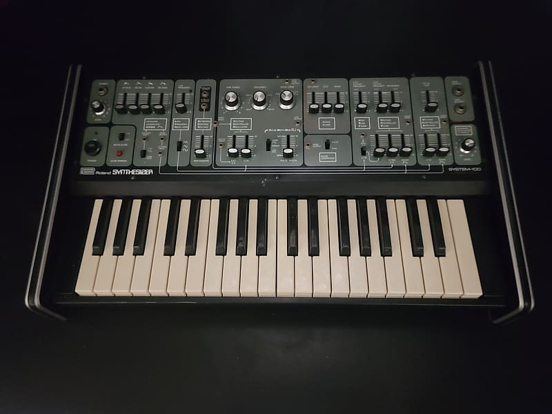 Roland System 100 Model 101 37-Key Synthesizer 1975 - 1979 - Black image 1