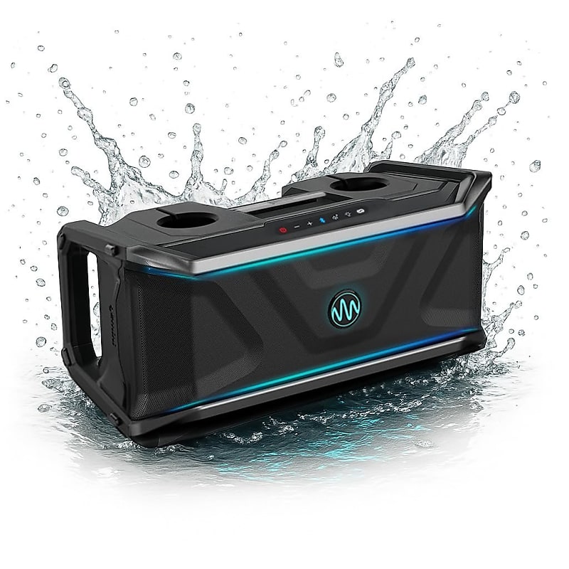 Gemini Sound SOSP-600 Floating Bluetooth Speaker – 300W Waterproof Party Sound with LED Lights, Multi-Speaker Sync, USB Play, 24hr Battery, Cup Holders & Bottle Opener – for Pool, Beach & Outdoor Fun image 1