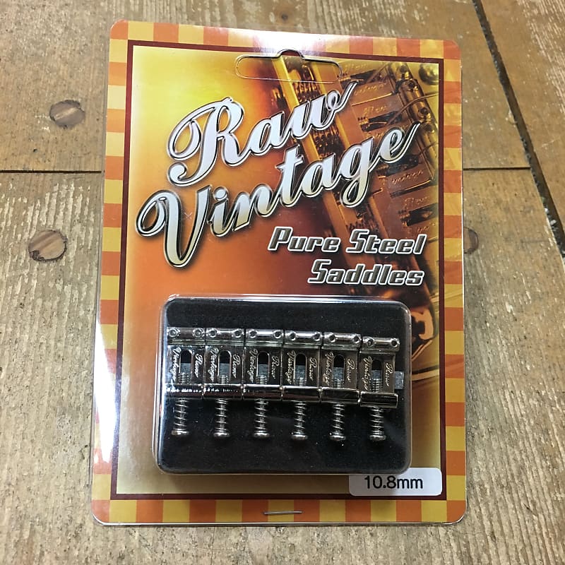 Raw Vintage RVS-108 Pure Steel Saddles (10.8mm pitch) | Reverb