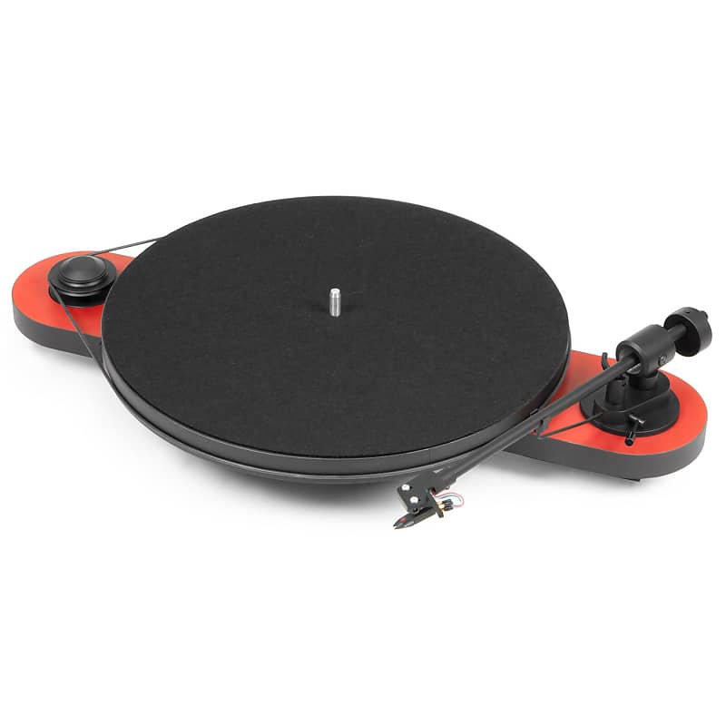 Pro-Ject: Elemental Turntable - Red / Black image 1
