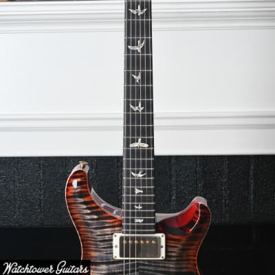 Mint Paul Reed Smith PRS Hollowbody II Piezo 10 Top Charcoal Cherry Burst image 3