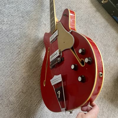 Fender Coronado II with Rosewood Fretboard 1967 - Candy Apple Red image 7