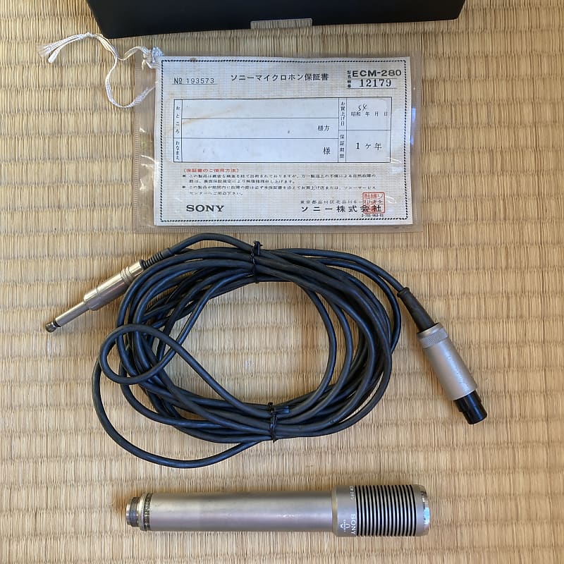 ☆ 1970s ☆ Sony ECM-280 ☆ Electret Condenser Microphone