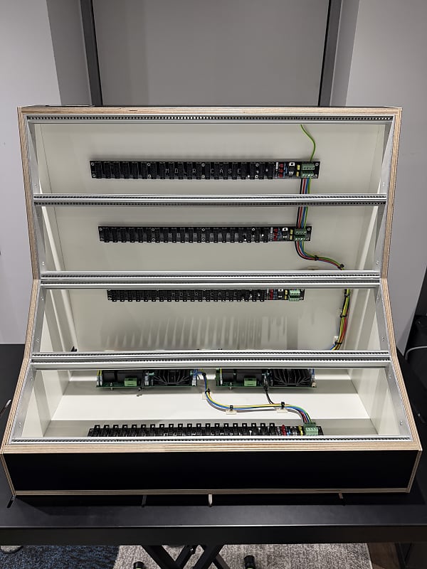MDLR Studiocase 12U 114HP Eurorack Case w/ Dual Doepfer PSU-3 (Black) image 1