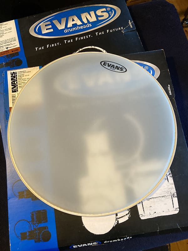 Evans Etched timbale drum heads 15" and 16" NIB. (Lot 34) Reverb
