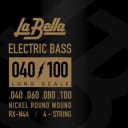 La Bella RX-N4A Rx Nickel, 40-60-80-100 Bass Strings
