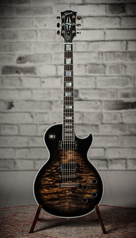 Gibson Les Paul Custom - 5A Quilt Top, Cobra Burst image 1