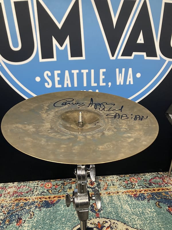 Sabian Carmine Appice SIGNED 12" Prototype AA Splash (#5) - Natural image 1