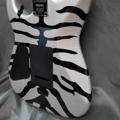2024 Charvel Charvel Limited Edition Super-Stock San Dimas Style 1 Silver Bengal image 7