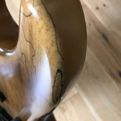 Crews Maniac Sound Uncle Jazz bass 2005 Natural / Spalted maple image 22