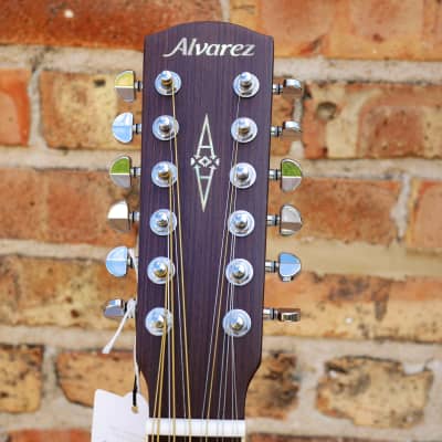 Alvarez AD60 Artist Dreadnought 12-String Acoustic Guitar image 6