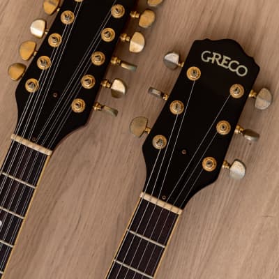1978 Greco GOW-1500 Double Neck 6 & 12 String Vintage Electric Guitar, Japan w/ Maxon PU-2 image 4