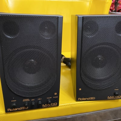ROLAND MA-110 STEREO MICRO MONITOR Set Tested 30W Computer