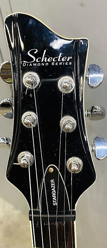 Shecter Star Gazer Gloss diamond black RARE SELLING AT COST! | Reverb