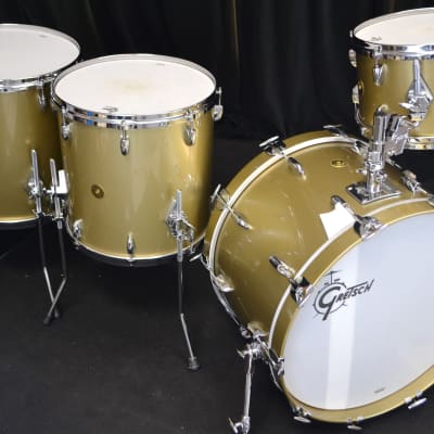 Gretsch 22/13/15/16" USA Custom Drum Set - Gold Mist image 1