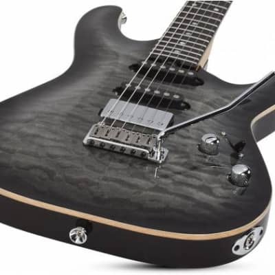 Schecter California Classic Made in Japan, Charcoal Burst, Mint Condition w/ Case, Free Shipping, Authorized Dealer image 16
