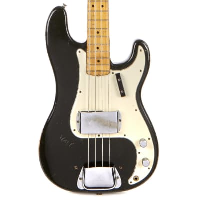 Vintage Fender Precision Bass Custom Color Black 1970 image 1