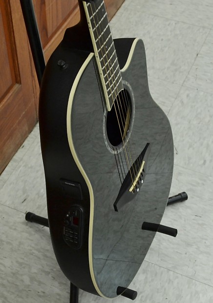 Ovation Celebrity GC057M 6 String Acoustic Electric Guitar Black