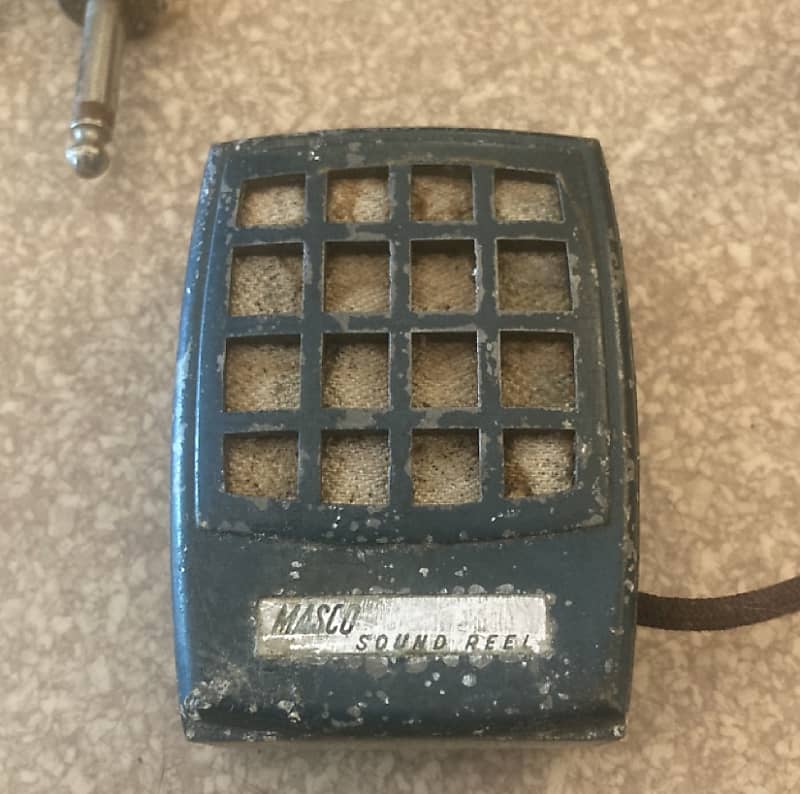 Masco Sound Reel HiZ Harmonica Harp Mic Vintage Reverb