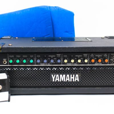 Yamaha B100 III Bass Amplifier Head with Footswitch and Amp | Reverb