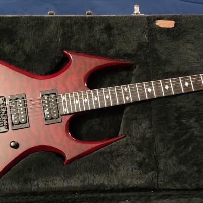 BC Rich NJ Series Beast Speedloader Electric Guitar Trans Red Quilt for sale