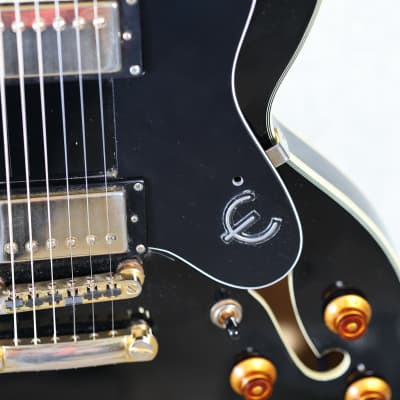 Epiphone Sheraton II Semi-Hollow Electric Guitar - Ebony image 4