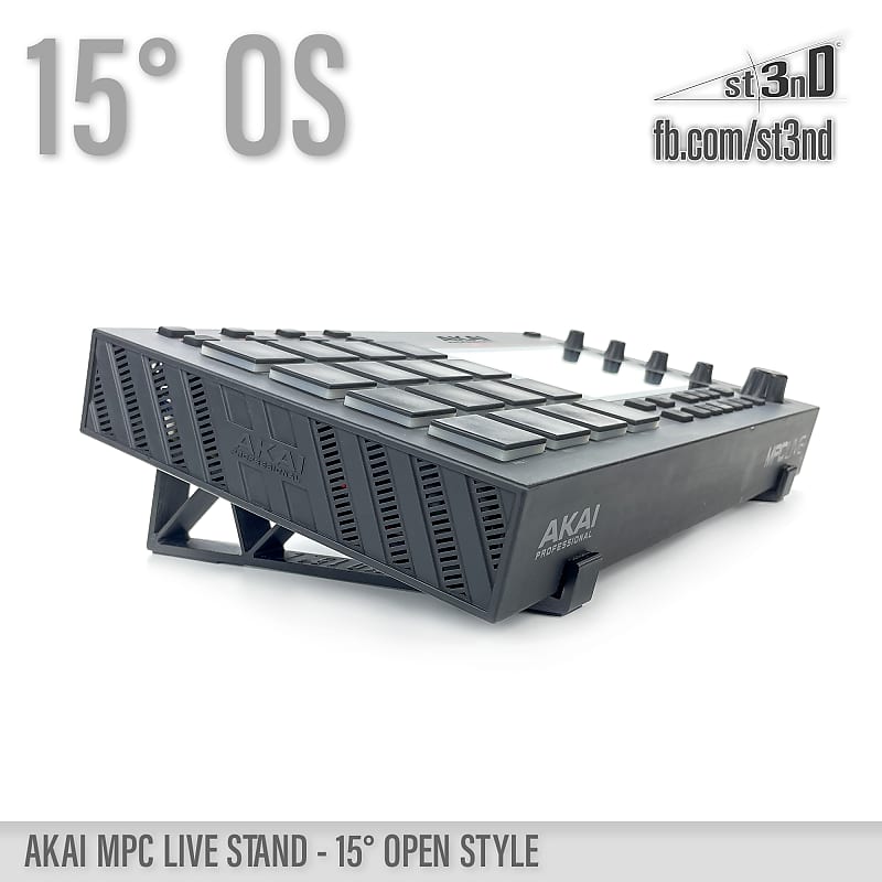 STAND for AKAI MPC LIVE - 15° Open Style - 3D printed- 100% Buyers