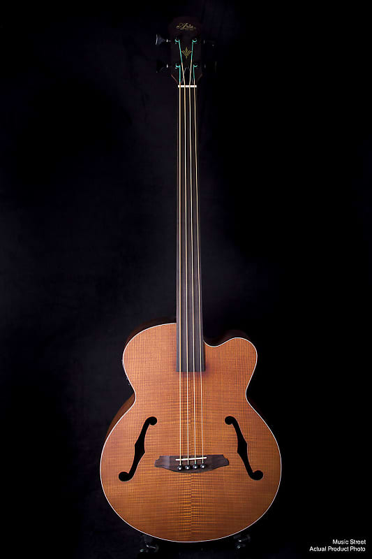 Aria FEB F2/FL Fretless Acoustic Bass Natural