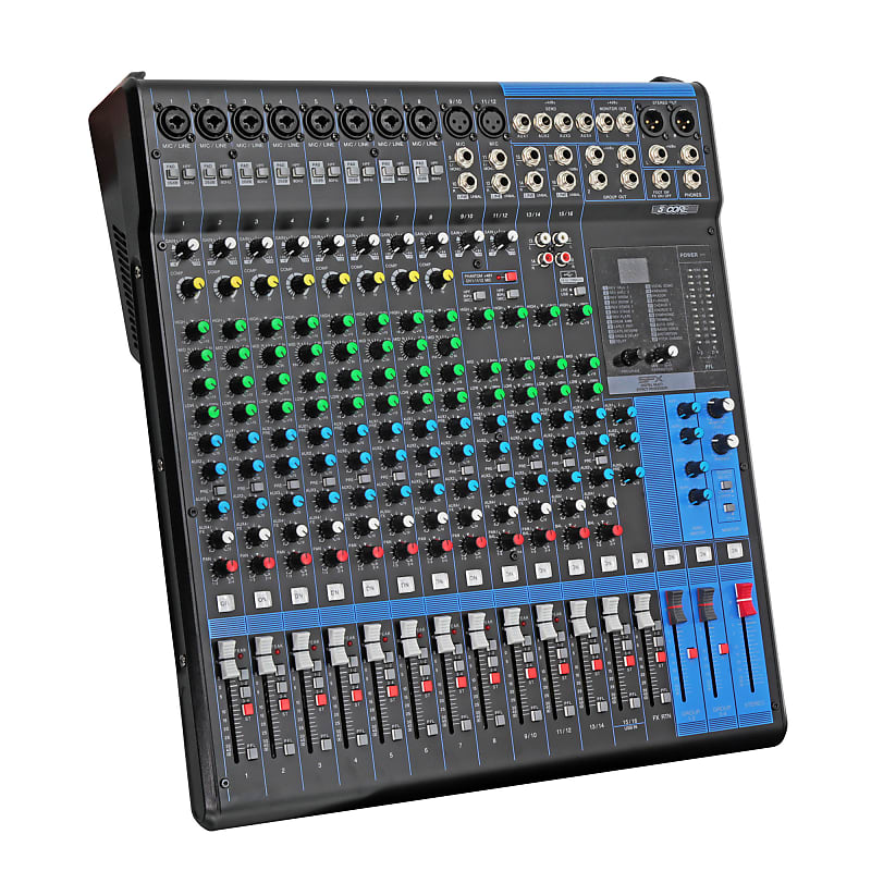 Professional Mixer,7-Channel Mixer Reverb Effect USB Interface Professional  Mixer