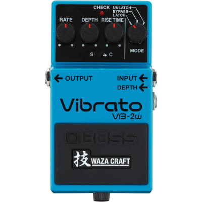 Reverb.com listing, price, conditions, and images for boss-vb-2w-vibrato-waza-craft