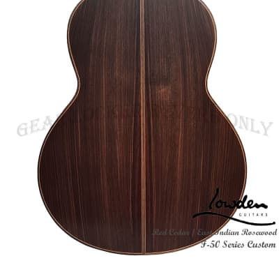 Lowden F-50 custom Master Grade Red cedar & East Indian rosewood guitar image 3