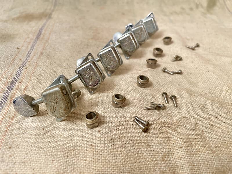 Fender Left Handed F TunersTuning Keys Complete Lefty Set Reverb