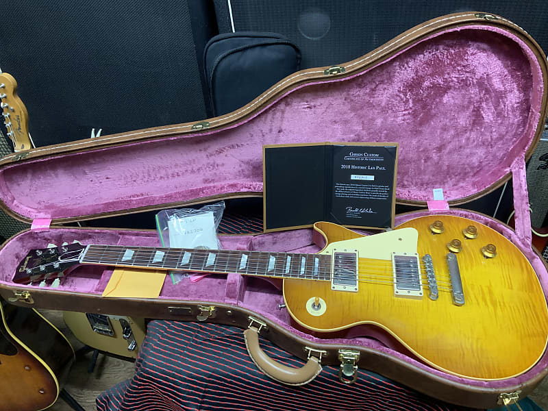 Gibson Custom Shop Historic '59 Les Paul Standard Reissue 2018 - Royal Teaburst VOS image 1