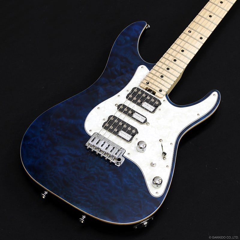 Schecter Japan SD-2-24-AL-VTR Maple Neck, See-Thru Blue, Made in Japan