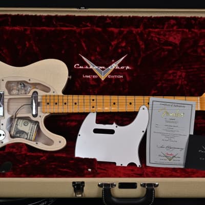 Fender Custom Shop LTD '67 Smug Telecaster CC from 2016 in White with original hardcase image 15