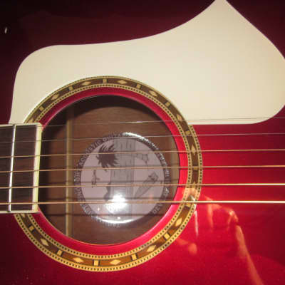 Tagima SWELL EQ-TRD Dreadnought Cutaway Acoustic Guitar - Red Gloss w/ FREE Musedo T-2 Tuner! image 4