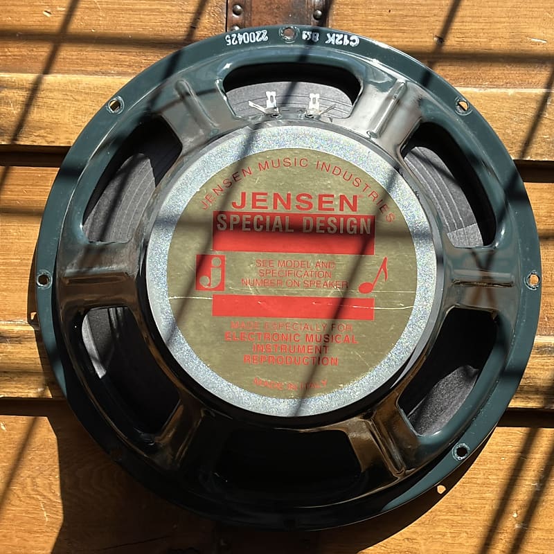 (17403) Jensen C12N Vintage Ceramic 12" 50-Watt 8ohm Guitar Speaker 2010s - Green image 1