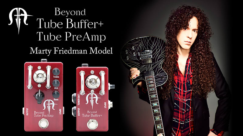 Marty Friedman Model Beyond Tube PreAmp Guitar Effects Pedal