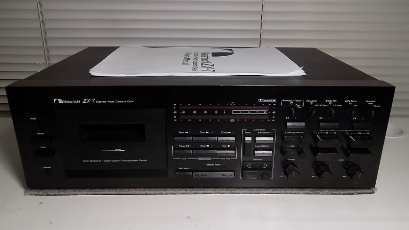 1981 Nakamichi ZX-7 Stereo Cassette Deck New Belts & Serviced 07-2021  Excellent Condition #056