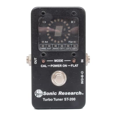 Sonic Research ST-200 Turbo Tuner W/ Analogman Buffer Mod | Reverb