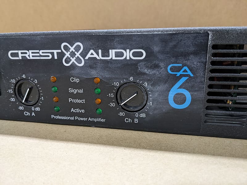 CREST AUDIO CA6 パワーアンプ CREST AUDIO CA6 PAパワーアンプ｜中古 山陽電子商会 第弐録音